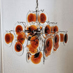 Mazzega Vistosi Glass Chandelier