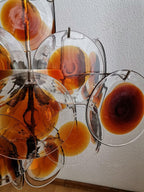 Mazzega Vistosi Glass Chandelier