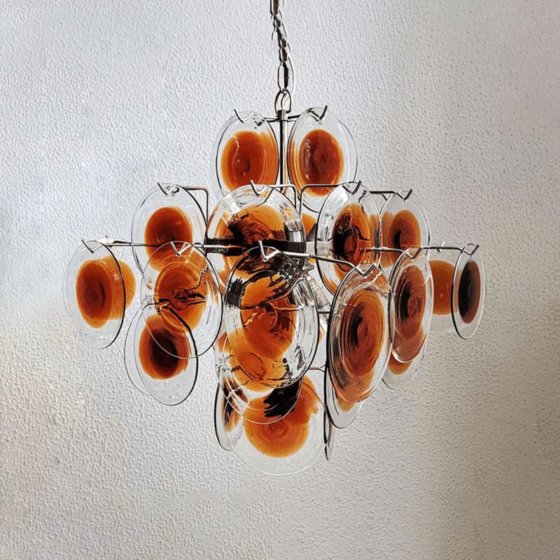 Mazzega Vistosi Glass Chandelier