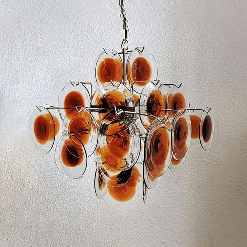 Mazzega Vistosi Glass Chandelier