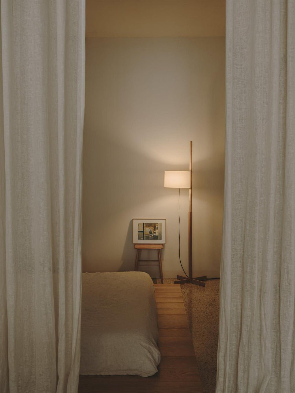 Wood Tmm Floor Lamp
