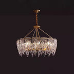 Rectangular Icicle Glass Chandelier