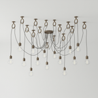 Industrial Spider Chandelier