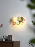 Lunaria Disc Glass Wall Lamp