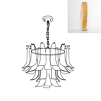 Glass Leaf Chandelier