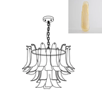 Glass Leaf Chandelier