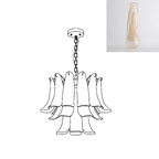Glass Leaf Chandelier