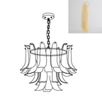 Glass Leaf Chandelier