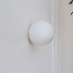 Glass Mini Orb Wall Lamp