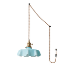 French Flower Pendant Swag Light