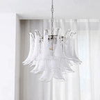 Glass Leaf Chandelier