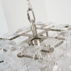 Glass Poliarte Interlocking Chandelier