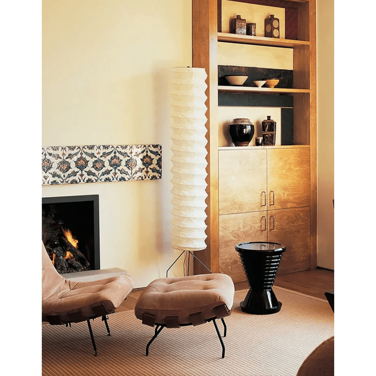 Washi Paper UF4-31N Floor Lamp