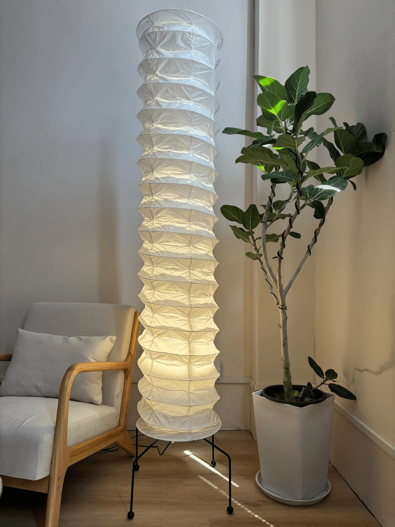 Washi Paper UF4-31N Floor Lamp
