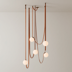 Multiple Belt Art Pendant Light