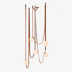 Multiple Belt Art Pendant Light