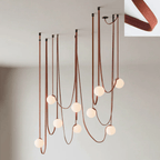 Multiple Belt Art Pendant Light