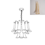 Glass Leaf Chandelier