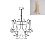 Glass Leaf Chandelier