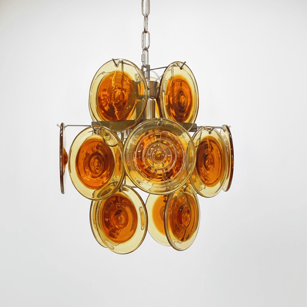 Mazzega Vistosi Glass Chandelier