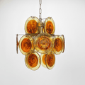 Mazzega Vistosi Glass Chandelier