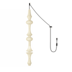 Washi Paper E Pendant Swag Light
