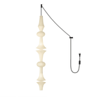 Washi Paper E Pendant Swag Light