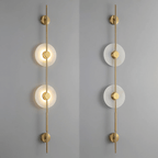 Alabaster Vertical Wall Sconce