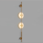 Alabaster Vertical Wall Sconce