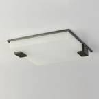 Square Alabaster Ceiling Lamp