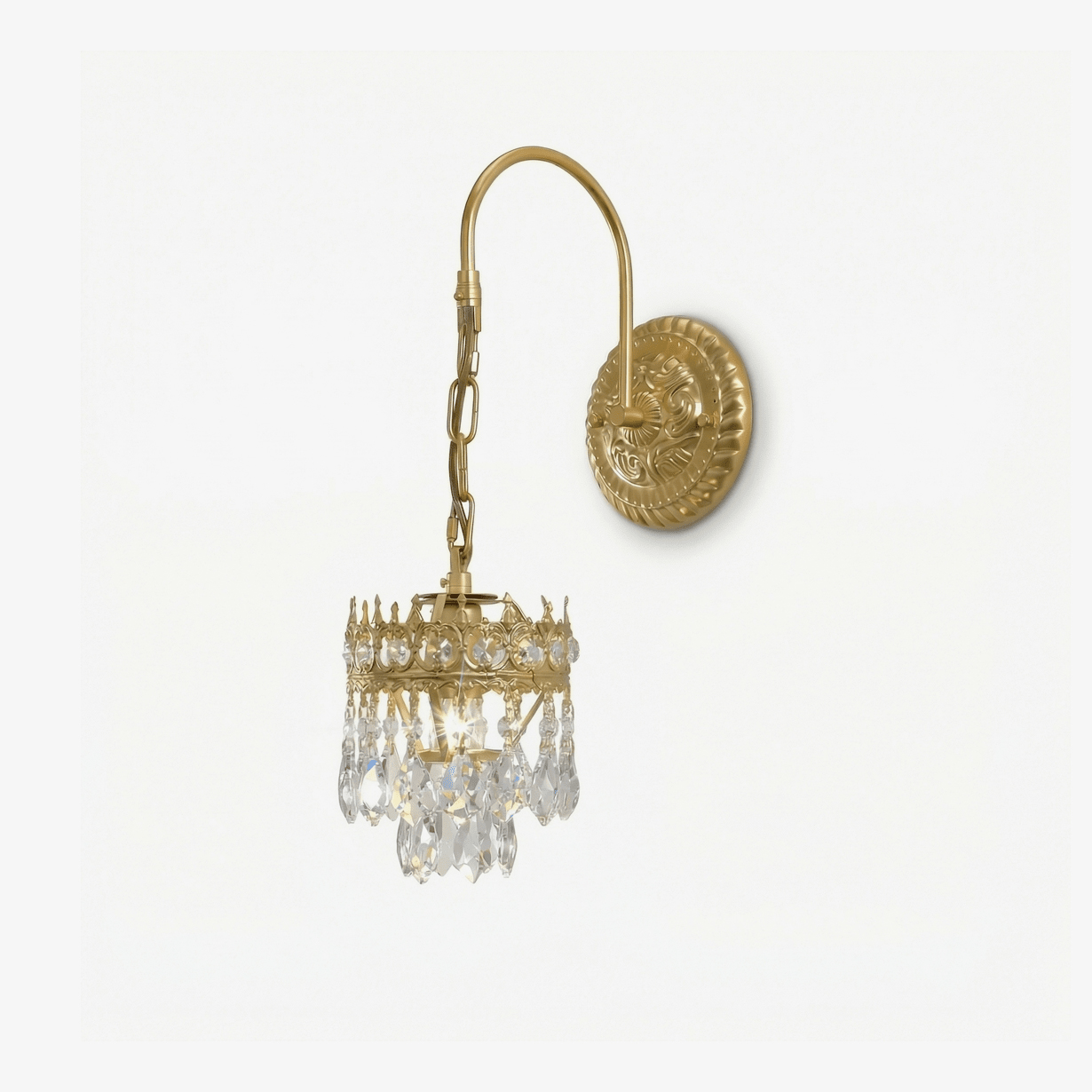 Crystal Crown Sconce