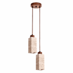 Solvara Travertine Pendant Lamp