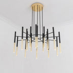 Metal Tubular Chandelier