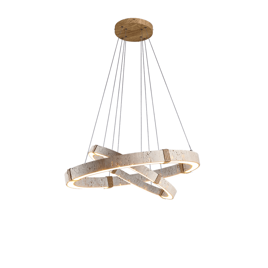 Circle Travertine Pendant Lamp