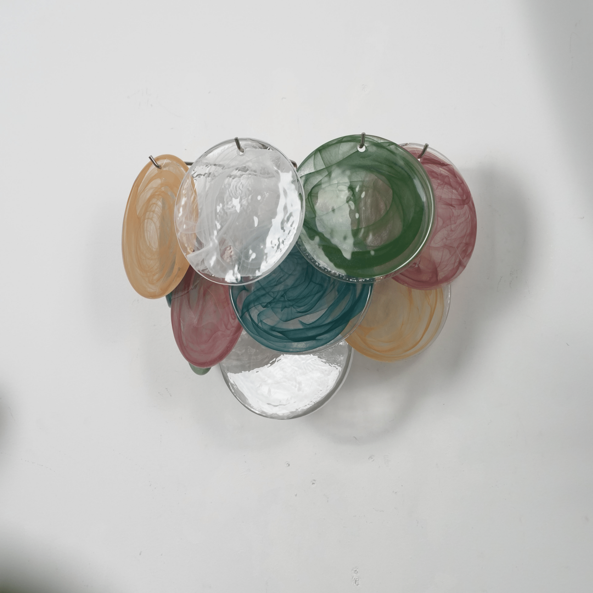 Lunaria Disc Glass Wall Lamp