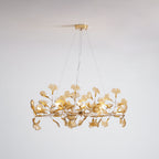 Acrylic Ginkgo Leaf Chandelier