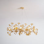 Acrylic Ginkgo Leaf Chandelier