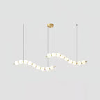 Acrylic Pearl Necklace Chandelier