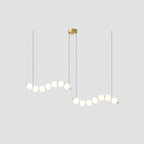 Acrylic Pearl Necklace Chandelier