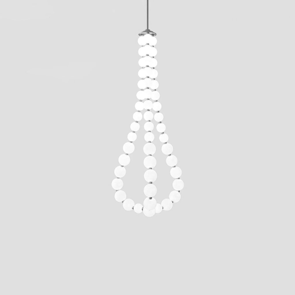 Acrylic Pearl Necklace Chandelier