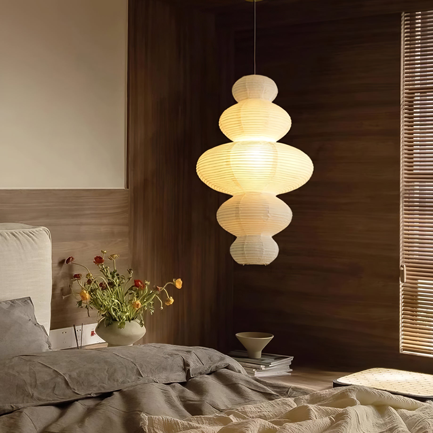 Akari Juni Pendant Swag Lamp