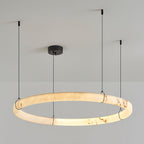 Alabaster Ring Pendant Lamp