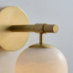 Pillar Alabaster Wall Sconce