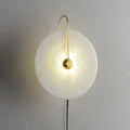 Alabaster LED Plug-In Wall Lamp