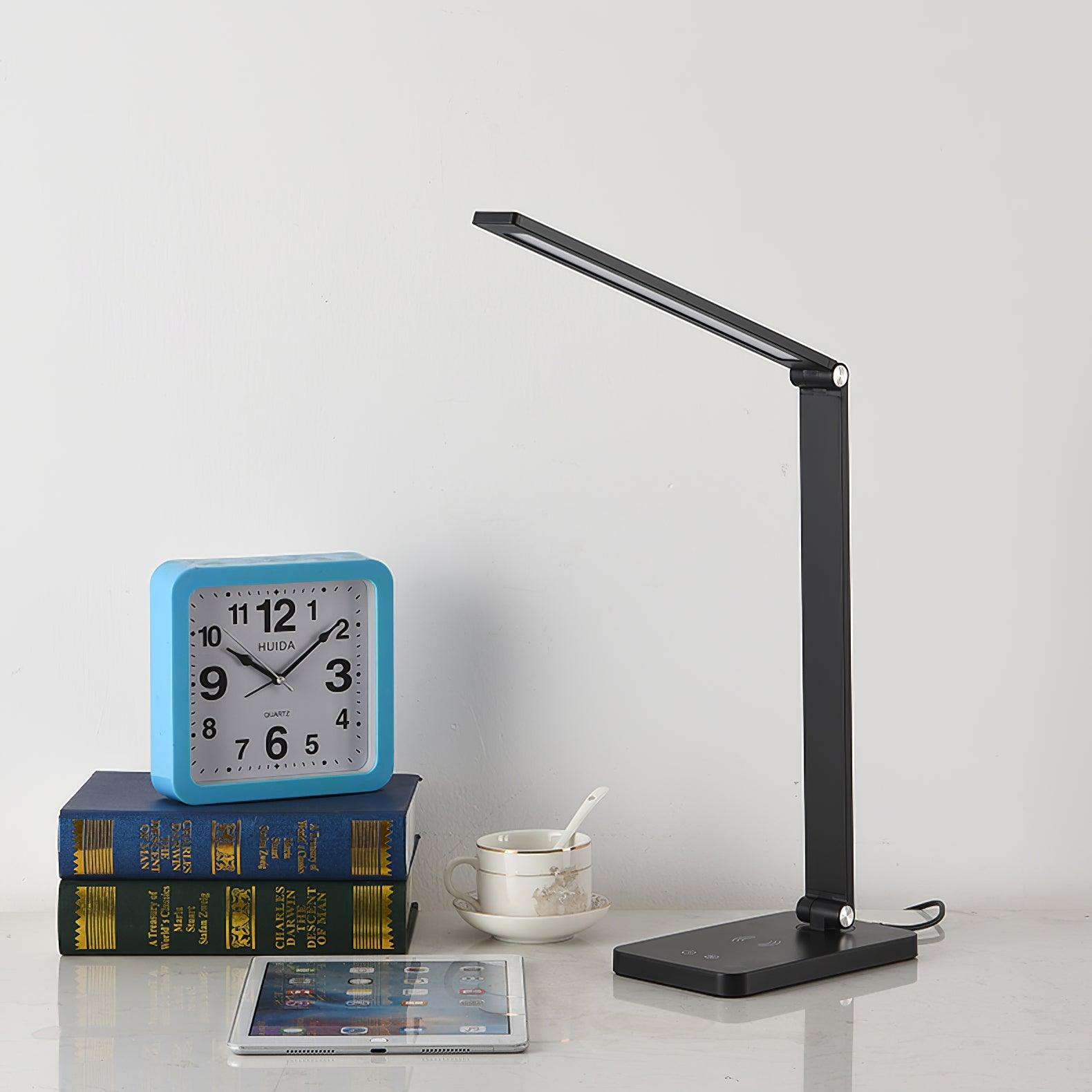 LED Desk Lamp with USB and Built-in Battery 13-inch