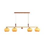 Amber Trio Pendant Lamp