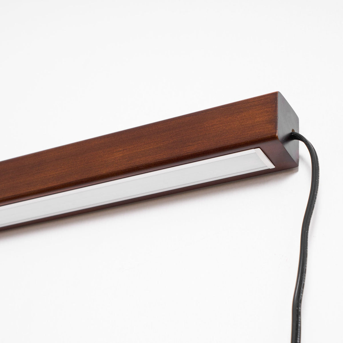 Arlo Linear Wood Plug-in Wall Light