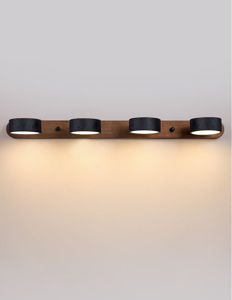 Black Travertine Duo Wall Light