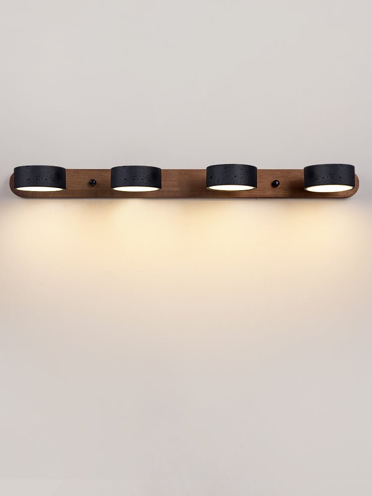 Black Travertine Duo Wall Light