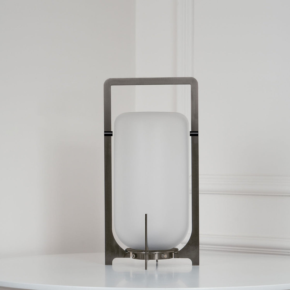 Steel Twilight Lantern Table Light